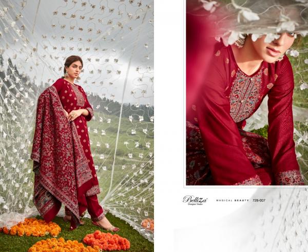 Belliza Izaara Premium Woolen Winter Collection Dress Material